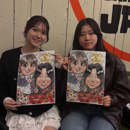 カリカチュア ジャパン大須店 似顔絵作品