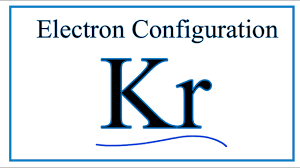 These core electrons are stable and do not take part in bonding, while the remaining electrons are valence electrons. How To Write The Electron Configuration For Krypton Kr Youtube