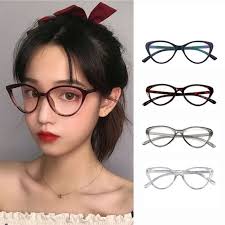 Jual kacamata frame cat eye wanita minus photocromic paket