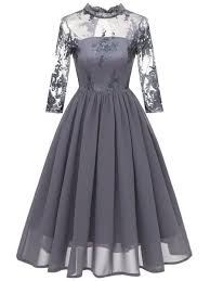 Featureproduct Code Ls219material Lace Chiffonhand Wash Only Wash By Low Temperature Water Details Multi Color Grey Chiffon Dress Fancy Dresses Lace Dress