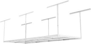Head clearance, garage doors, exterior doors, walkways, windows. Buy Fleximounts 3x8 Overhead Garage Storage Rack Adjustable Ceiling Storage Rack Heavy Duty 96 Length X 36 Width X 40 Height White Online In Vietnam B0194rlb6g