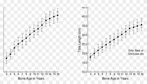 Cute Bone Age Chart Also A Bone Length Chart For The Femur