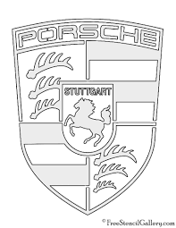 Porsche Logo Stencil Porsche Logo Stencils Stencil Logo