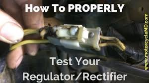 The voltage regulator o… read more. How To Test A Regulator Rectifier Youtube