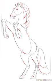 How do you draw a easy mustang horse? How To Draw A Mustang Horse Step By Step Drawing Tutorials Drawing Tutorial Animal Drawings Drawings