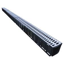 Rain Drain 10 Ft L X 4 In W Channel Grate Lowes Com Yard Drainage Drainage Grates Drainage