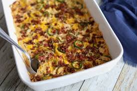 Keto Jalapeno Popper Chicken Casserole Recipe In 2020 Jalapeno Popper Chicken Chicken Casserole Dishes Chicken Casserole