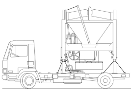 Dessin camion de pompier en couleur. Coloriage Camion Mixeur De Sable Coloriages Gratuits A Imprimer Dessin 19100