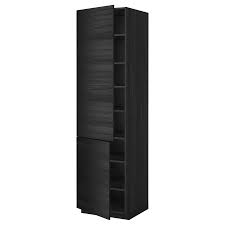 metod hoge kast met planken 2 deuren zwart tingsryd zwart ikea kast met planken ikea kast