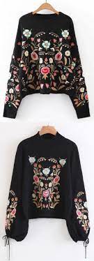 Bis Zu 70 Rabatt Oversized Floral Bestickter Pullover Zaful Zaful Com Zaful Onlin Fashion Winter Fashion Womens Fashion