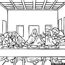 No annoying ads, no download limits, enjoy it and don't forget to bookmark and share the love! Leonardo Da Vinci The Last Supper Coloring Pages Last Supper Meaningful Drawings