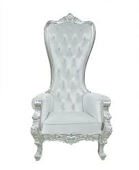 Yaheetech white desk chairs with wheels/armrests modern pu leather office chair midback adjustable home computer executive chair on wheels 360° swivel. Baroque Throne Chair Queen High Back Chair White Velvet And Silver Throne Chair Queen Chair Chic Accent Chairs