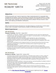 Gis Technician Resume Samples Qwikresume