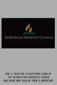 Req 3 Baptismal Vows Seventh Day Adventist Church Seventh Day Adventist Adventist