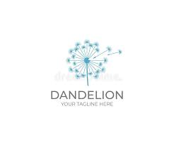 Dandelion Logo Template Taraxacum Flower Vector Design Blowball Illustration Aff Template Taraxacum Dandelion Vector Design Logo Templates Design