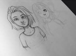 Is This A Drawing Of A Specific Character Because In My Head Her Name Is Greta Sketches Cartoon Drawings Drawings