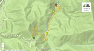 Stepping stone falls trail map. High Shoals Falls Trail Blue Hole Falls