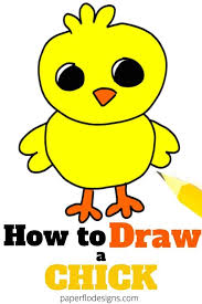 So, here is our 2020 collection to easy pictures for beginners. How To Draw A Baby Chick Easy Video Tutorial Paper Flo Designs