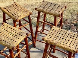 Visit a hickory chair furniture co. Vintage Old Hickory Martinsville Indiana Bar Stools By Walkingtan From Walkingtan Of Minneapolis Mn Attic