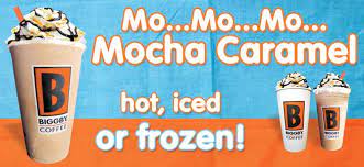 Biggby Mocha Caramel Hot Drink Caramel Mocha