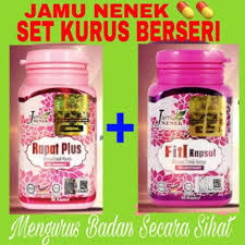 Jamu nenek ialah jamu tradisional label: 100 Original Jamu Nenek Set Kurus Berseri Rapat Plus Fiti Kapsul Lazada