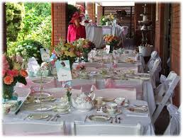 kitchen tea table setting ideas