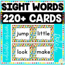 Each card in this template is 5.5 x 4.25 and prints on avery 3263, 3380, 5689, 8387, and 8383. Dolch Sight Words Flash Cards And Word Wall Cards By The Teacher Gene