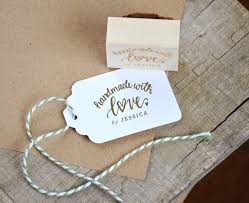 Handmade With Love Rubber Stamp Handmade By Stamp For Card Etsy Personalized Stamps Stamp Homemade Business