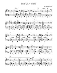 While many people stream music online, downloading it means you can listen to your favorite music without access to the inte. Partitura Para Piano De Bella Ciao Piano Songs Piano Sheet Music Easy Piano Sheet Music