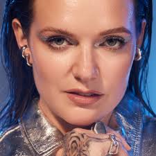 Gritty is pretty 💎 Electric Mood x Tove Lo co created with @karolscorner ⚡  Tove Lo wearing: ✨Disco Glitz Brow & Eye Set: 3-piece brow gel, eye glitter  paste, and brush kit