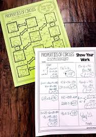 Decide whether a circle can be circumscribed about the quadrilateral. This High School Geometry Worksheet Activity Is The Perfect Way For Secondary Math Students To Pract Geometry Worksheets Teaching Geometry Geometry High School