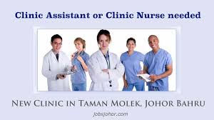 Clinic Assistant Or Clinic Nurse Needed Taman Molek Johor Bahru Periklanan