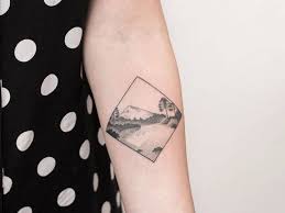 While males may tattoo their whole body, female tattoos are limited to the hands, feet, ears, and lips. Stick And Poke Tattoo Volcano From The Patagonia Tattoo Artist Nano