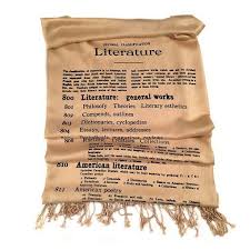 Dewey Decimal Pashmina The Literary Gift Company