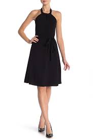 Nayline Halter Dress By Theory On Nordstrom Rack Short Cocktail Dress Dresses Black Dress