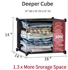 Wall hanging cube shelves, cheap cube wall mounted shelves find cube wall mounted shelves deals on line at alibaba com. Dropship 12 Cube Organizer Stackable Plastic Cube Storage Shelves Design Multifunctional Modular Closet Cabinet With Hanging Rod Rt To Sell Online At A Lower Price Crov