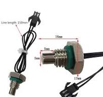 NTC Thermistor Temperature Sensor M8 Thread Probe Cable Line Length 150mm  SM-2Y
