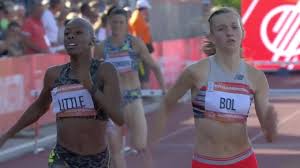 Athletics, women, 400 meters hurdles, series (femke bol) 2.30. Femke Bol Shamier Little Are Smashing The 400m Hurdles