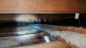 The only other run from the attic to basement is the vent for the sewer gases but the contractor cut the subfloor to the exact fit of the subfloor. Running Romex In 20 Attic Space Using Pipe Hangers Home Improvement Stack Exchange