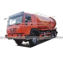 HOWO 6x6 Off-road 20m3 Vacuum Sewage Suction Truck