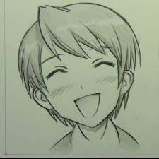 Anime desene de colorat cu fete cute. Desene In Creion Facebook