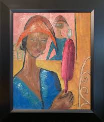 Check spelling or type a new query. Bernard Harmon New Hat Portrait Of Woman Oil On Cardboard African American Art Signed For Sale At 1stdibs