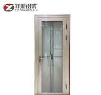 Factory Produce Glass Door Aluminum Forest Glass Doors Double Swing Door  Custom Window Frame for Kitchen