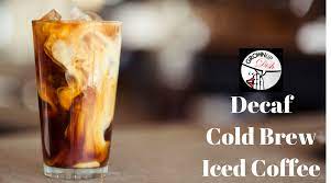 Decaf Cold Brew Iced Coffee Grownup Dish