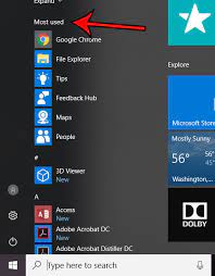 Modern apps) can now be opened in resizable windows on your desktop like any other app now in windows 10. How To Show Your Most Used Apps On The Start Screen In Windows 10 Solve Your Tech