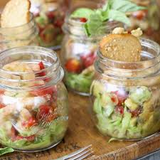 The best shrimp cocktail fiery tangy zesty heavy on the. Avocado Shrimp Cocktails In A Jar Something New For Dinner