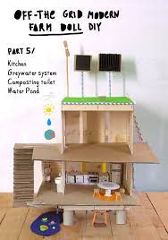 How To Make An Off The Grid Dollhouse Part 5 Handmade Charlotte Eco friendly pdf dollhouse pattern, recycle cardboard boxes. how to make an off the grid dollhouse