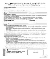 Why use the statutory forms? Free 6 Health Care Power Of Attorney Forms In Pdf Ms Word