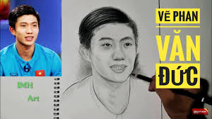 Phan văn đức (born 11 april 1996) is a vietnamese footballer who plays as a winger for v.league 1 club sông lam nghệ an. Váº½ Idol Phan VÄƒn Ä'á»©c NgÆ°á»i Hung Tháº§m Láº·ng Táº¡i Aff Cup 2018 Pencil Art Youtube