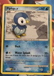 Detailing all effects of the card Piplup Diamond Pearl 93 130 Value 0 99 91 00 Mavin